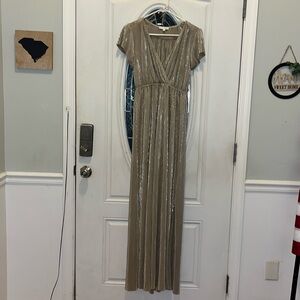 Beautiful Metallic Baltic Born Maxi dress